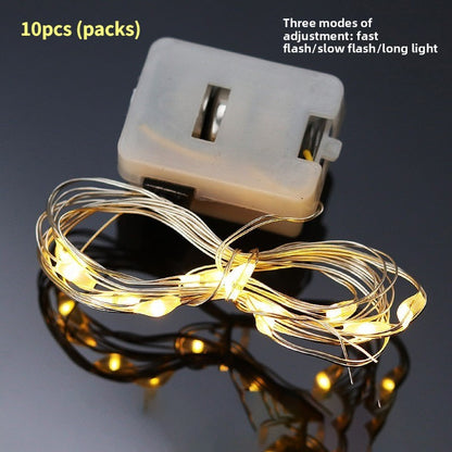Colorful Fairy Lights Battery Operated (Includ), 3m 10ft 30 LED Mini String Lights for DIY Wedding Christmas Party Mason Jars