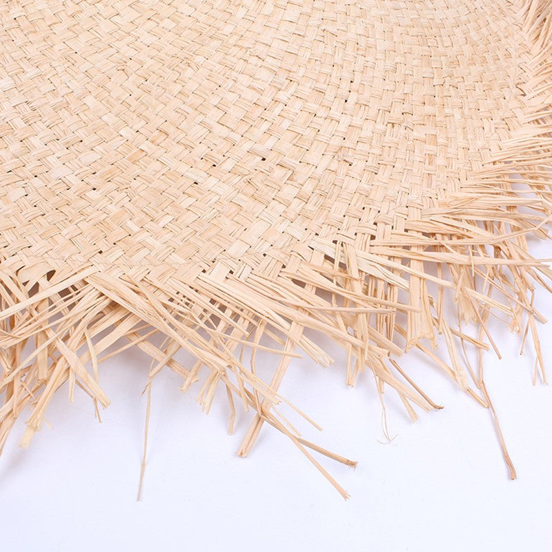 Sun Hat Visor With A Wide Brim Women Summer Beach holiday Ladies Raffia Straw Hat Fringe Fashion Women'S Beach Hats Gorra Hombre
