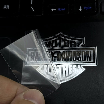 Adesivo de Capacete de Metal com Logotipo Retrô Personalidade Adesivo de Corpo de Motocicleta para Acessórios Harley Davidson Electra Glide 1250S PA1250