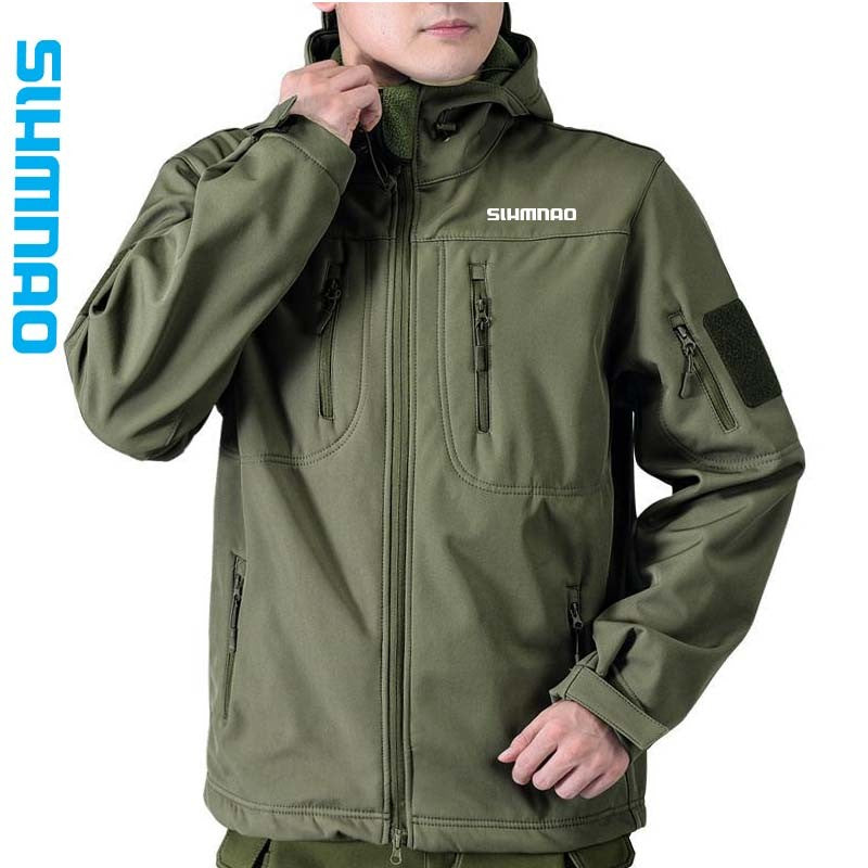 Conjunto de Jaqueta Tática Corta-vento, Impermeável e à Prova de Frio para Inverno 2025, Conjunto de Pesca, Jaqueta Grossa de Algodão Quente, Conjunto de Montanhismo