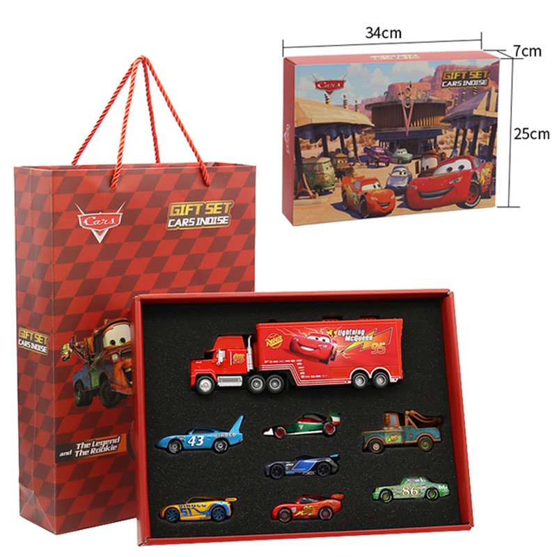 Disney Pixar Carros 3 Metal Diecast Relâmpago McQueen Mate Campeão Carro Modelo Brinquedo Presente Conjunto Jackson Tio Caminhão Menino Aniversário Brinquedos