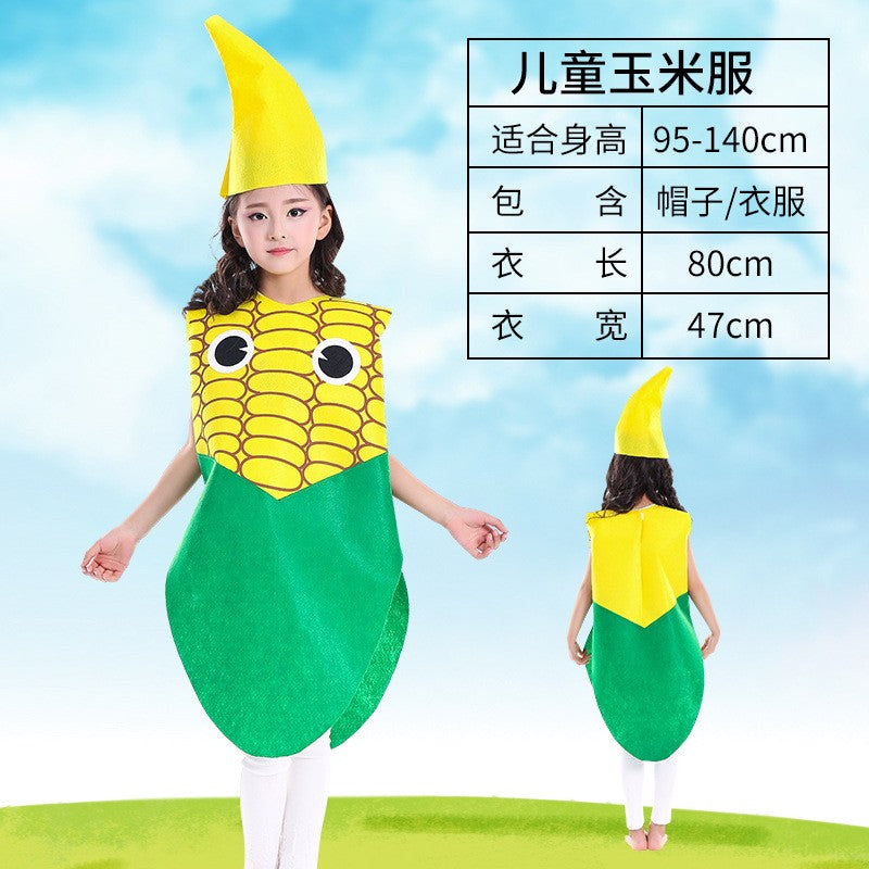 Fruit Fruit Vegetable Cosplay Costume Portable Cosplay Dance Performance Costumes 90-140CM Performances Cos Clothing