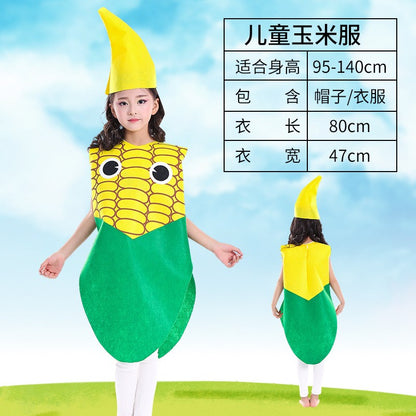 Fruit Fruit Vegetable Cosplay Costume Portable Cosplay Dance Performance Costumes 90-140CM Performances Cos Clothing