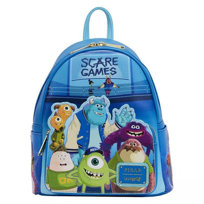 Loungefly Pixar Toy Story Moments Procurando Monstros Universidade Jogos de Susto Mini Mochila Coco Ernesto Cosplay Mochila