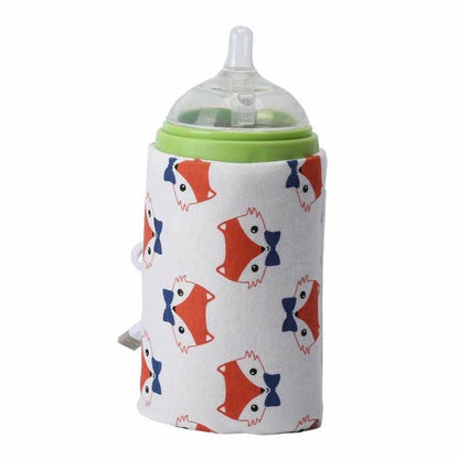 USB Milk Water Warmer Travel Stroller Insulated Bag Baby Nursing Bottle Heater Portable Heated Insulated Storage Bag BPA