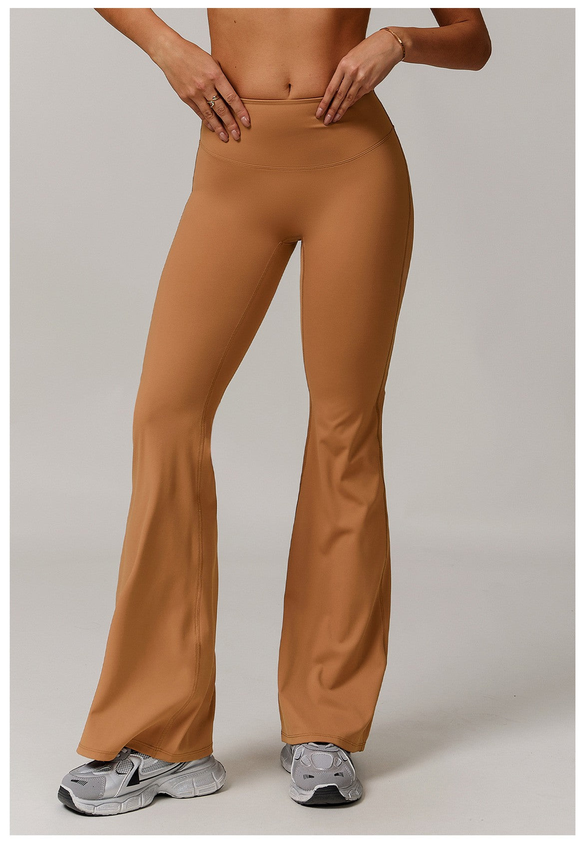 High Waist Wide Leg Pants Leggings Women Tights Fitness Bell-bottoms Yoga Elastic Leggings Push Up Gym Workout Flared Pants