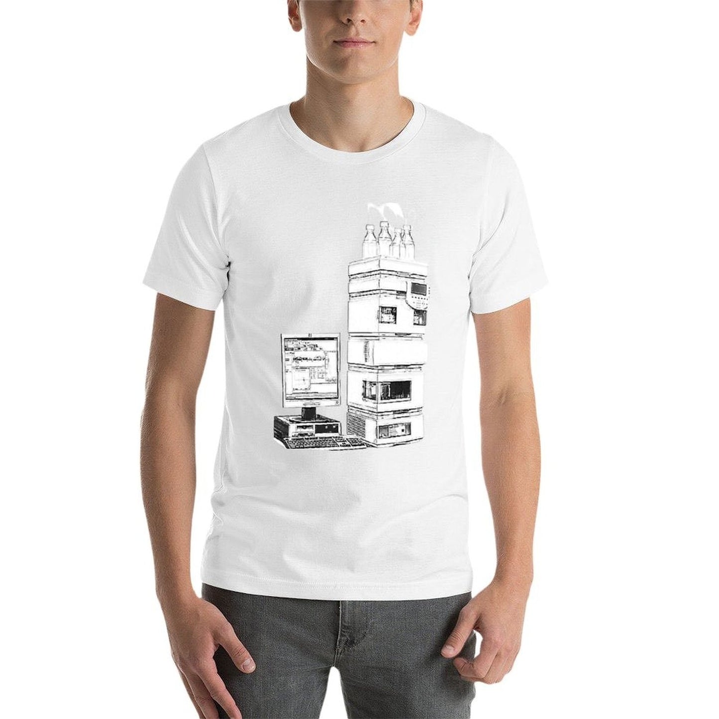 HPLC T-Shirt cotton t shirts high quality black cotton t-shirt plain for man package T-Shirt