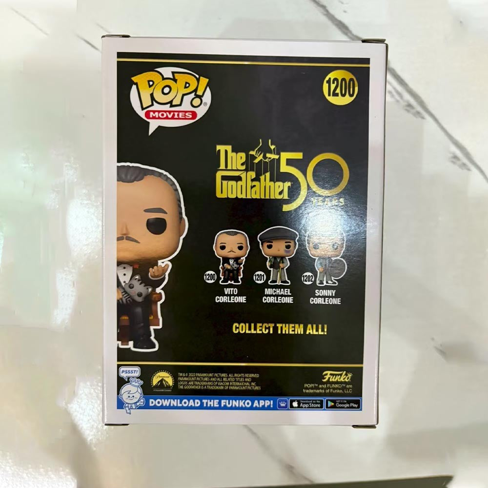 The Godfather 50Years Action Figures Funko Pop Vito Corleone Model Toys Michael Corleone Doll Sonny Corleone Ornaments Gift