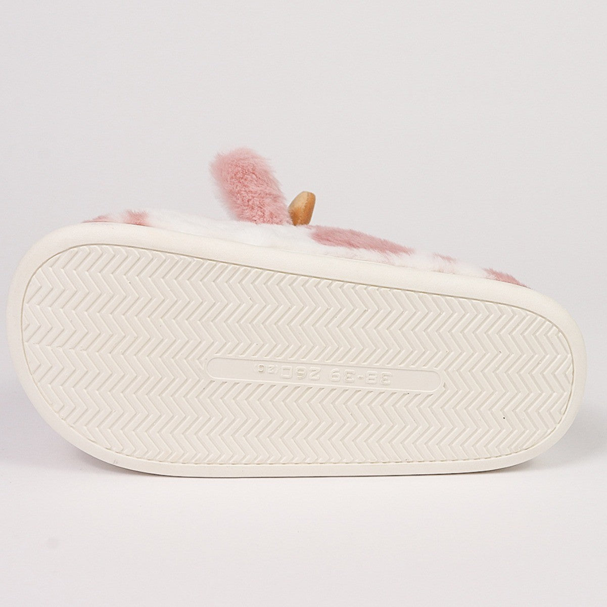 Pallene Cow milk Fuzzy Slippers Women Winter Cartoon Fur Slippers Soft Cozy Plush House Shoes Female Bedroom Cute Furry Slides