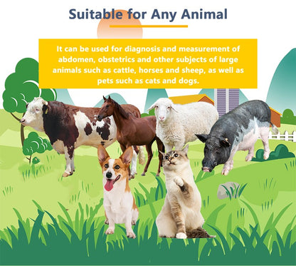 Scanner de Ultrassom Veterinário Portátil Máquina de Prenhez de Ultrassom B Veterinária Portátil (B, BB, 4B, B+M, M) para Porcos Ovinos Bovinos Equinos Cães