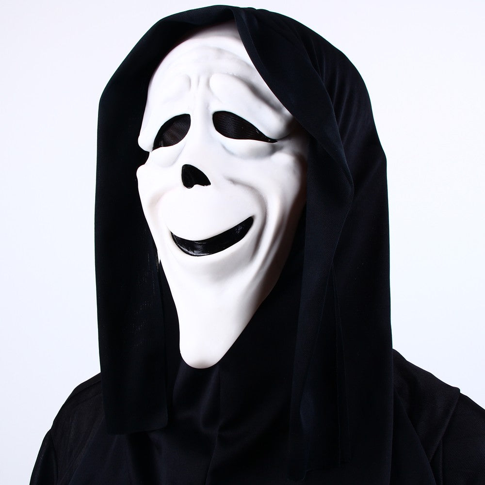 Halloween Cosplay Screaming Horror Props Mask, Breathable Skeleton Mask Horror Party Halloween Role-Playing Props