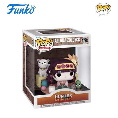 Hunter×Hunter Alluka Zoldyck #1728 3.2in Funko Pop Action Figures Uvogin Kalluto Zoldyck Colecionáveis Anime Bonecos de Vinil Modelo Brinquedos Presente