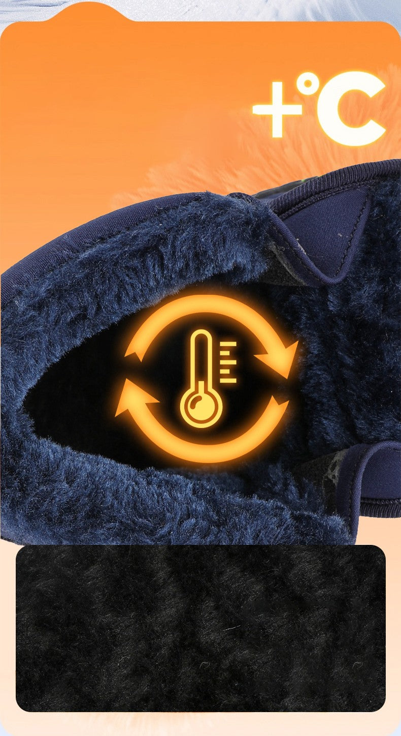 Kids 2025 New Wide Toe Barefoot Snow Boots Boys Girls Winter Minimalist waterproof Sneakers Girls Boys Non-Slip Warm Snow Boots