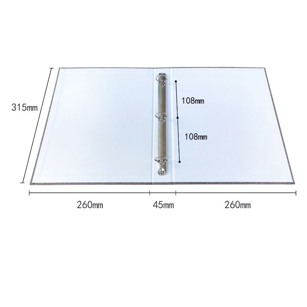 6 pcs Colorful Plastic Binder Folders Clear A4 Binder Pocket Snap Closure 11 Holes Punched Pockets Home Office
