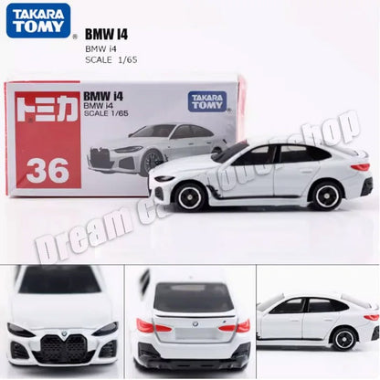 1:64 TOMICA Series Ferrari SP3 BMW I4 Carros Miniatura de Metal para Coleção Brinquedo de Presente Atacado
