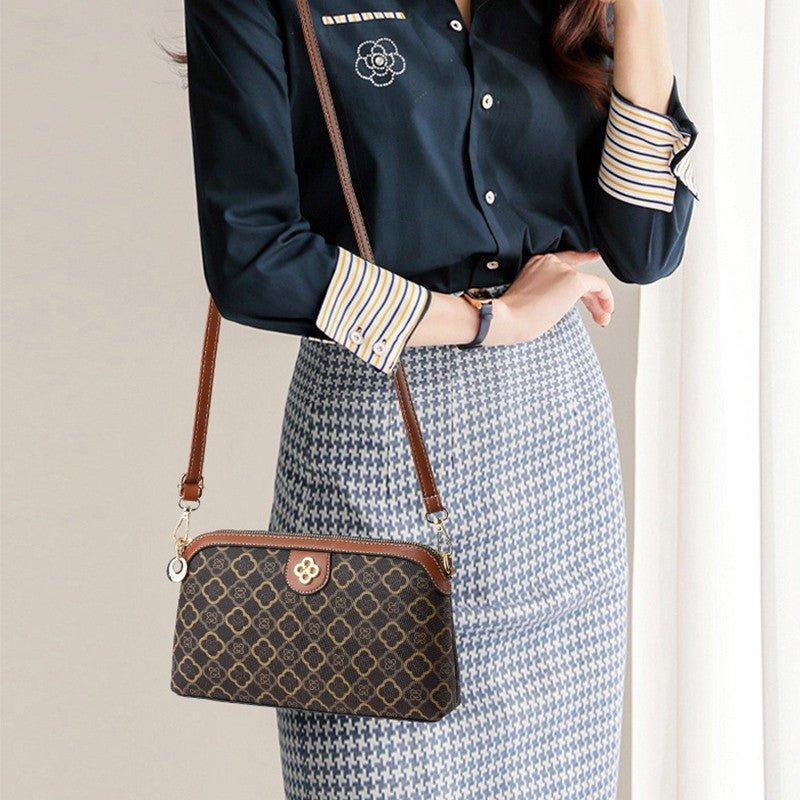 High Quality PU Leather Shoulder Bags Women Small Crossbody Bag Luxury Handbag Lady Messenger Bag Simple Shell Phone Satchels