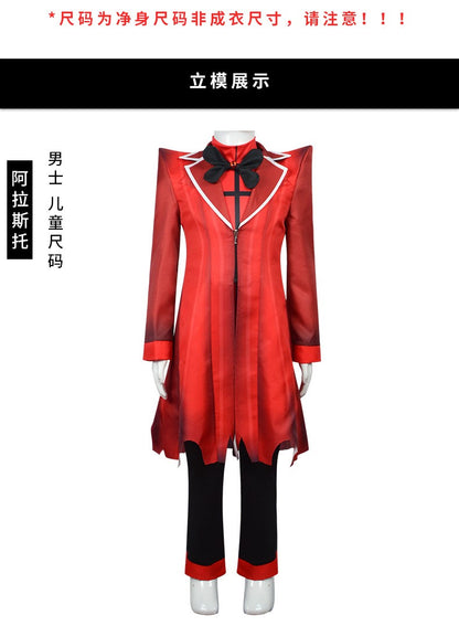 Vox Cosplay Costume Cartoon Hotel Top Pants Full Set Disguise Halloween Carnival Suit Stage performance costumes and costumes