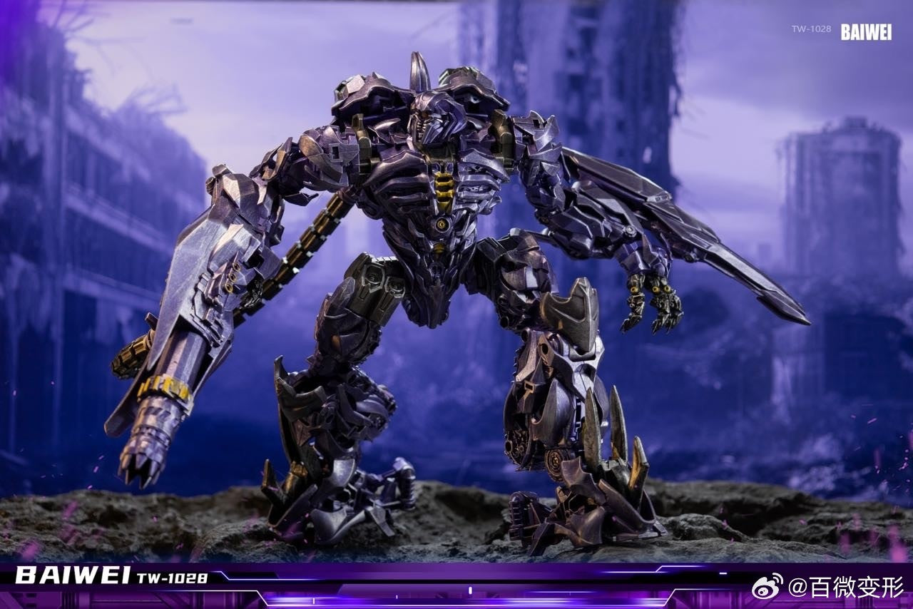 Brinquedo de Transformação BAIWEI TW1028 Shockwave ZS01 SS56 MP29 Guardião do Universo Robô de Deformação Liga Metálica Figura de Ação Modelo de Carro Presente