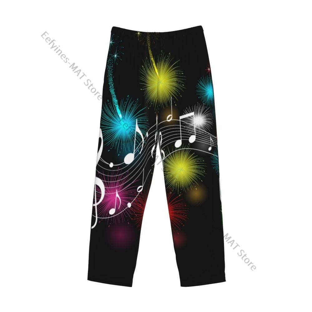 Cute Hedgehog Mens Pajamas Pyjamas Pants Lounge Pants Sleep Bottoms