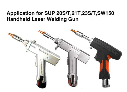 Lente de Colimação e Foco para Laser de Fibra D16 x 5 F60 D20 x 4.5 F150 F200 F400 F600 F800 para Cabeçote de Solda Laser Portátil SUP23T/S