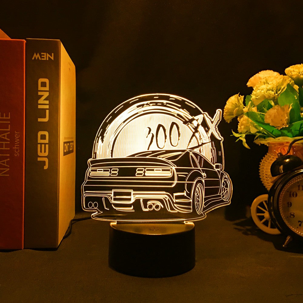 Sports Car 3d Illusion Lamp for Kids Bedroom Decor Nightlight Touch Sensor Atmosphere Birthday Gift Supercar Led Night Light