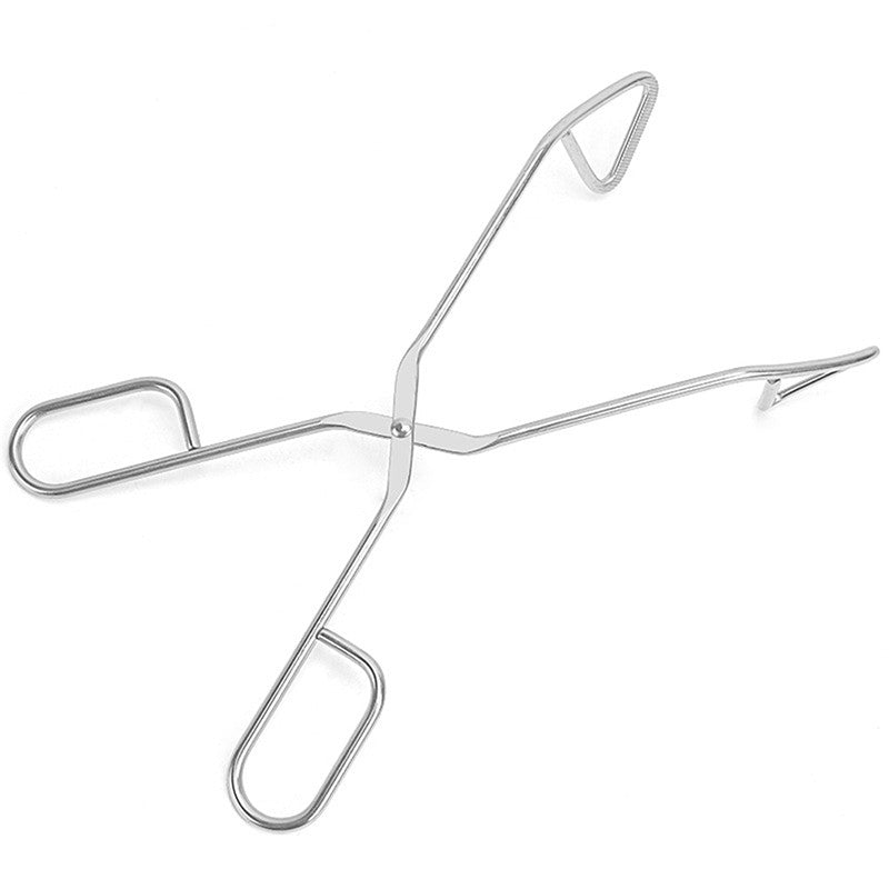 1Pc 304 Stainless Steel Scissor-Shaped Barbecue Clip Food Clip Hotel Steak Clip Barbecue Food Clip Kitchen Bread Clip