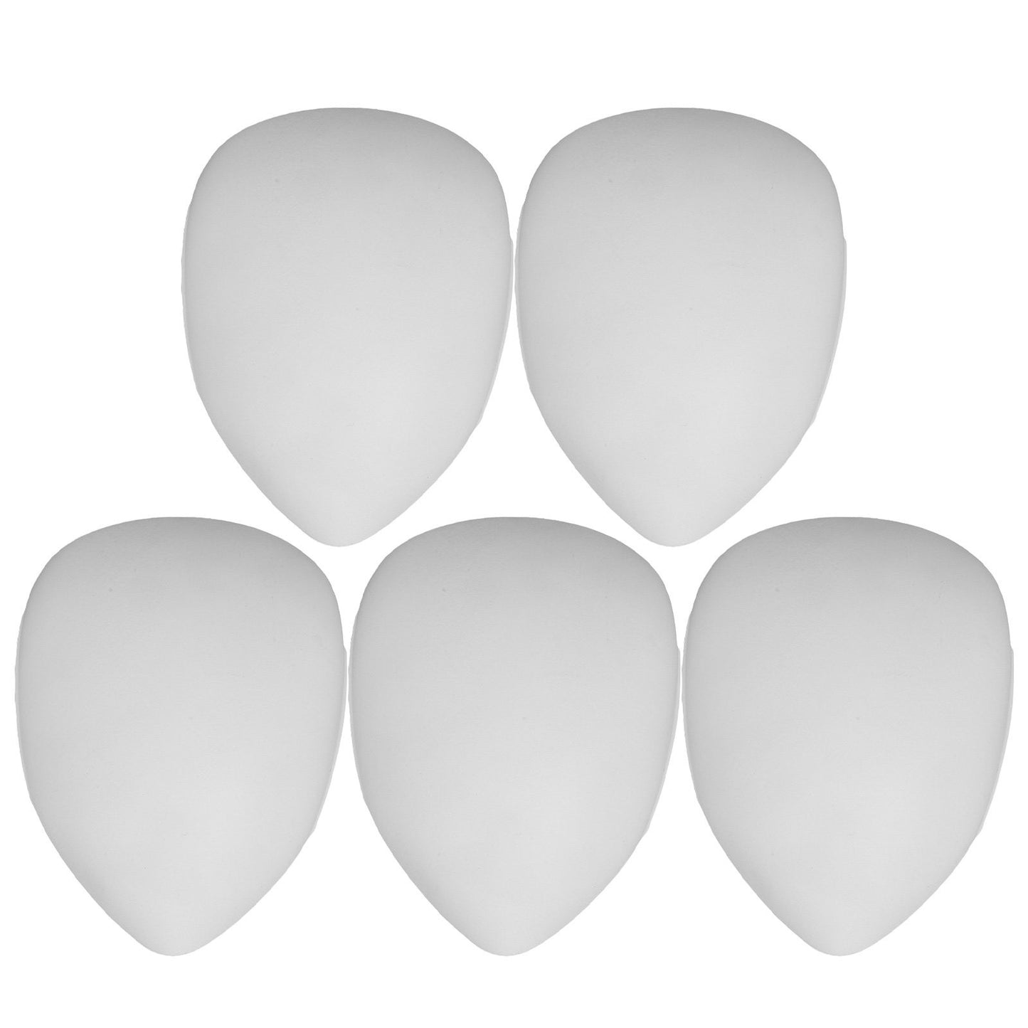 5Pcs White Plastic Full Face Masks Blank Paintable Mask DIY Halloween Cosplay Masquerade Costume Accessories Face Craft