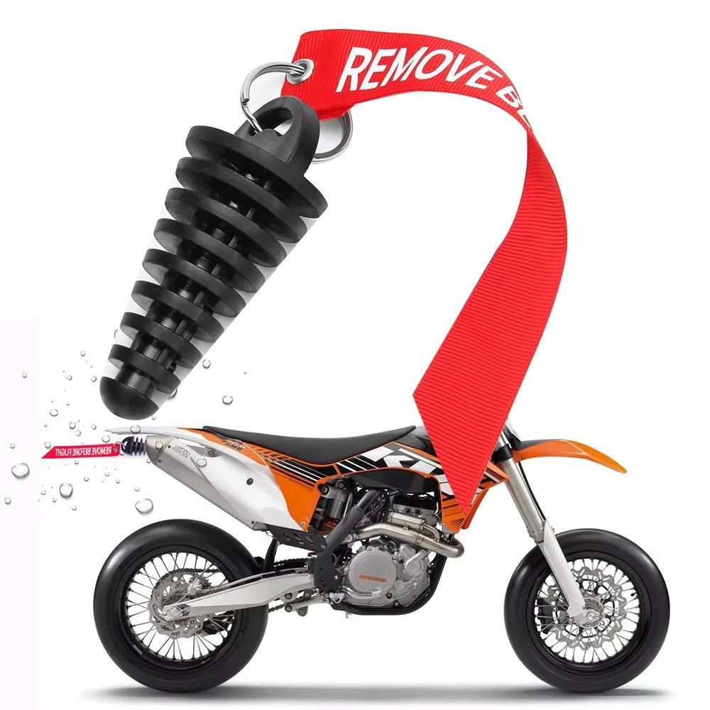 1/3/5pcs Motorcycle Exhaust Pipe Plug Muffler Wash Plug Pipe Protector Motocross Tailpipe Plug Move Blow-Down