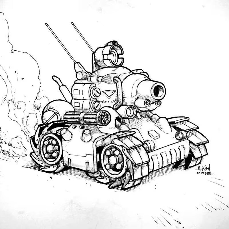MOC Metal Slug Super Simulação Militar Bonecos de Ação Modelos de Veículos de Blocos de Construção Brinquedo de Tijolo Montado Presentes Infantis de Feriado