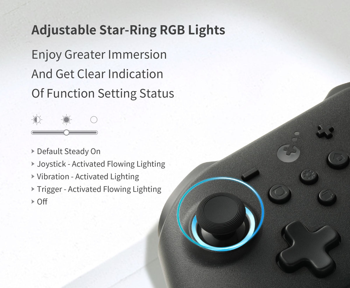 GuliKit KingKong 3 Pro Game Controller?KK33 NS38 Gamepad with Hall Effect Joysticks for PC Windows Nintendo Switch Android iOS