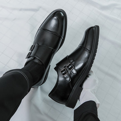 Brand New Men's Pointed Comfortable Business Banquet Oxford Shoes Fashion Spring Men's Breathable Casual Wedding Leather Shoes