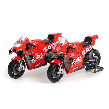 Maisto 1:18 2023 GASGAS Tech3 37#Augusto Fernandez 44#Pol Espargaro Moto GP modelo de motocicleta de liga leve para coleção de brinquedos de presente