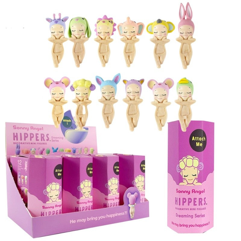 Hot S Angel Blind Box Sonho Fofo Angel Hippers Série Mistério Caixa Minifigura Enfeite Boneca Presente de Natal para Crianças