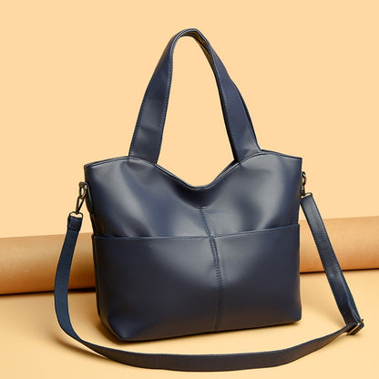 2 Sets Women Handbags Top Quality Pu Leather Luxury Large Capacity Tote Bag Ladies Crossbody Shoulder Bag Purses and HandbagsSac