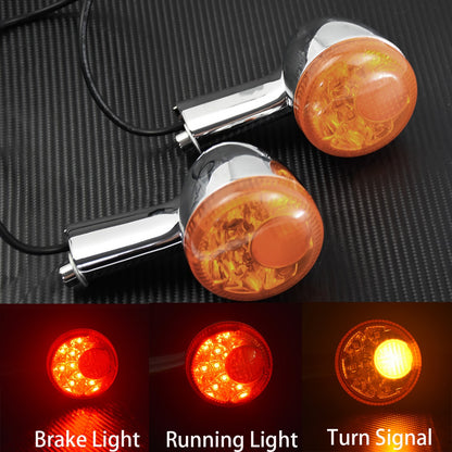Motorcycle Rear Turn Signals LED Light Brake Indicator Running Lamp For Harley Sportster XL 883 Iron 1200 48 Nightster 1992-Up