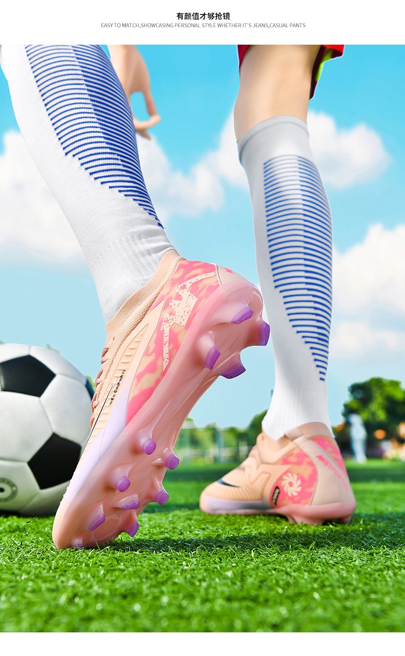 New Men Football Shoes High Quality Fast Soccer Shoes Society Cleats Professional Football Field Boots FG Sneaker Low Cut