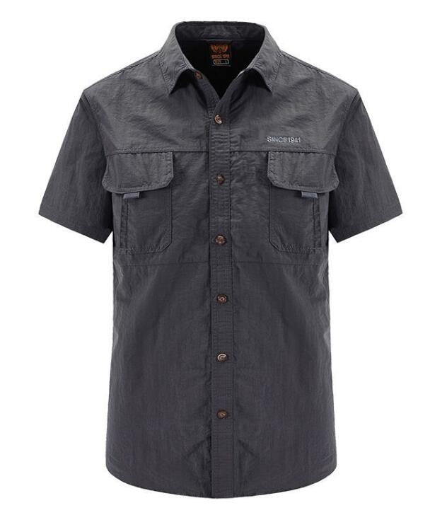Mens Military Shirt ,Work Cargo Shirts ?Tactical Breathable Quick-Drying Tops