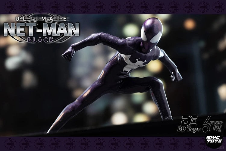 1/12 Scale Male Soldier Ultimate Netman Red /Black Spider Hero Full Set 6-inches Action Figure Model Doll Gifts Collecion