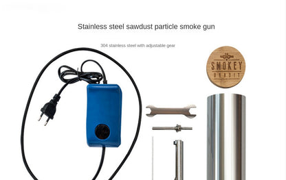 Upgrade Cold Smoke Generator Stainless Steel Smoker BBQ for smoking food meat Smokehouse Premium accessories Grill Smoke machine