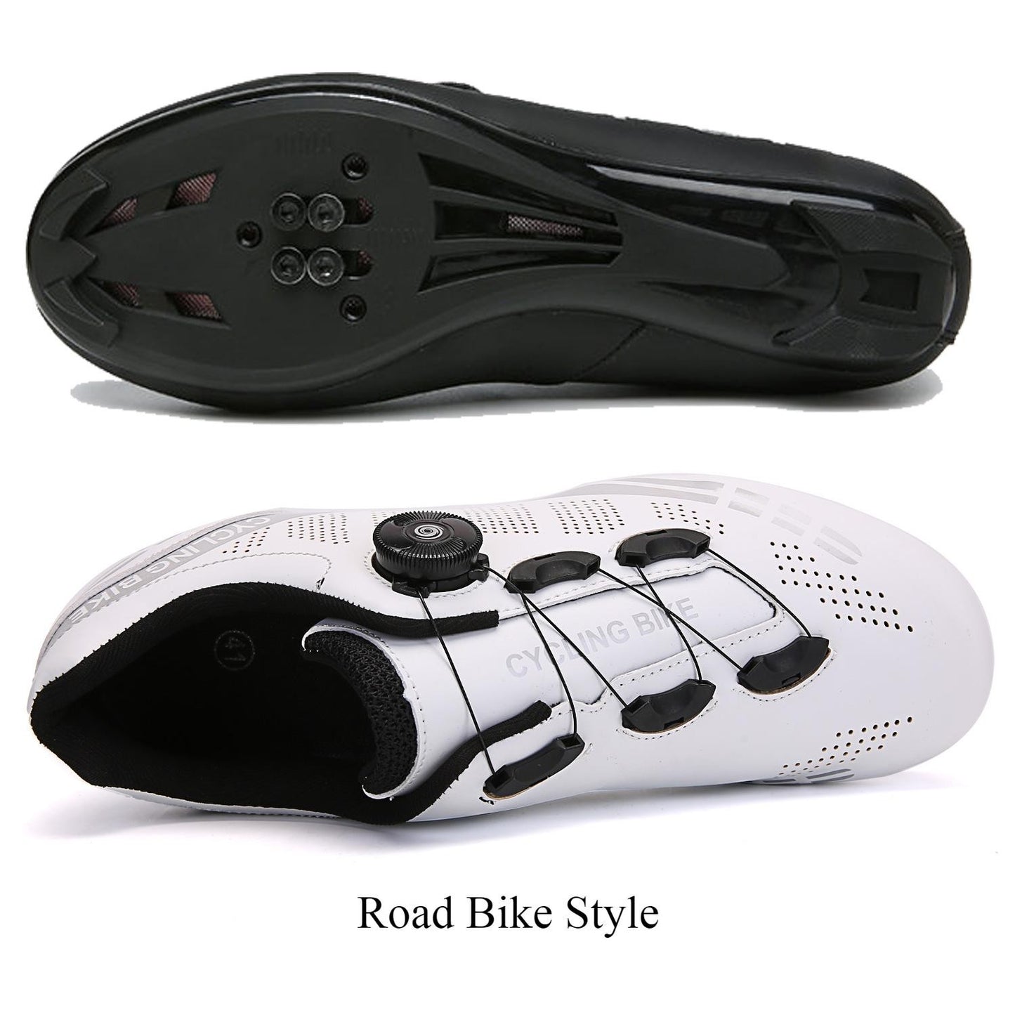 Mountain Riding Shoes Moped Road Lock Shoes Sports Racing Bikes High Endurance Locking Shoes Road Speed Riding Sneakers