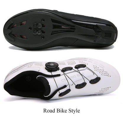 Mountain Riding Shoes Moped Road Lock Shoes Sports Racing Bikes High Endurance Locking Shoes Road Speed Riding Sneakers