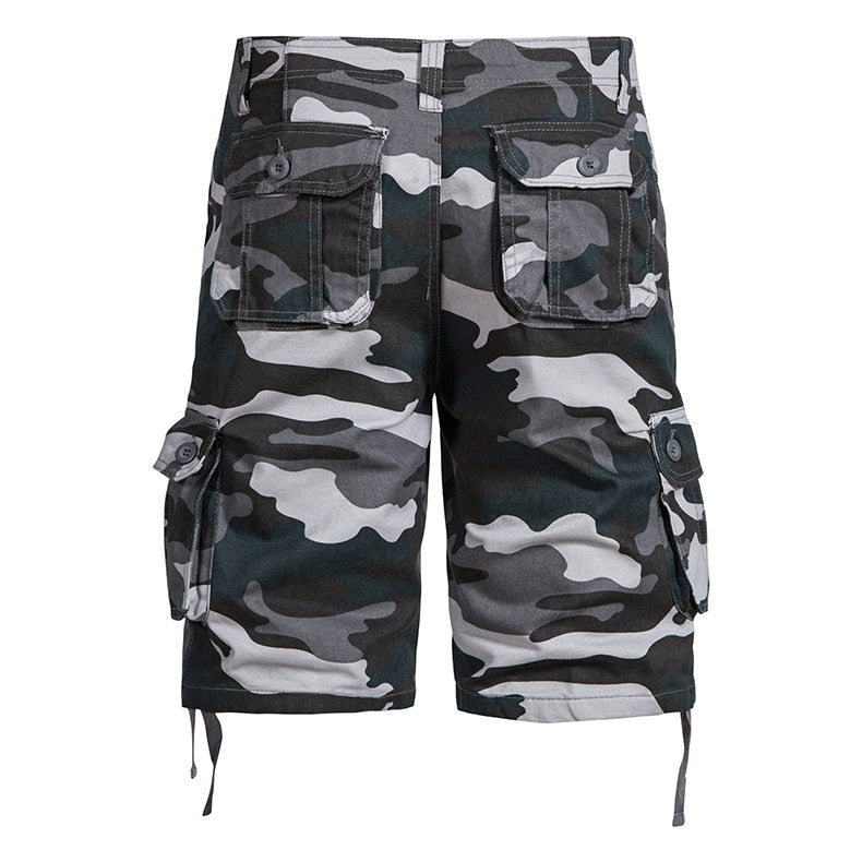 Loose camouflage beach five pants men's summer cotton thin section in the pants summer work casual shorts