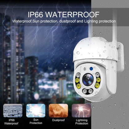 Tuya HD 2.4G/5G Wifi IP Camera PTZ Outdoor waterproof Home Security-protection Full Color Night Vision Audio Surveillance Cam