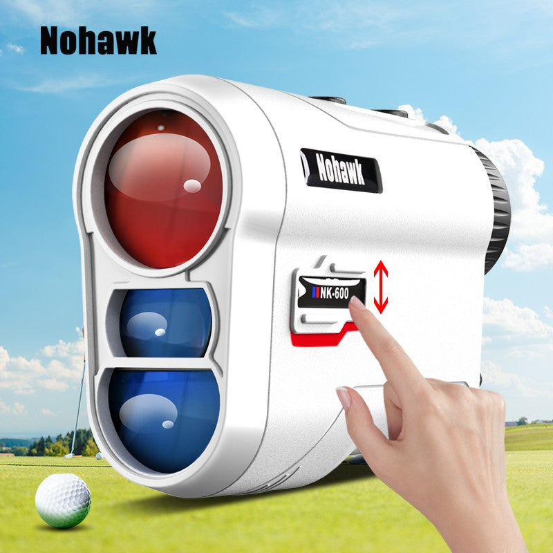 Telêmetro a laser multifuncional Nohawk para golfe com telemetria de inclinação e trava de bandeira para caça, construção, monocular