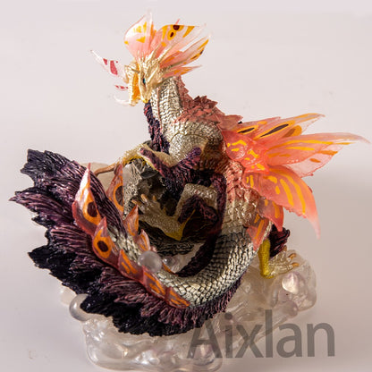 Figura de Dragão de Jogo Monster Hunter de 17CM Mizutsune Zinogre Monstros Nergigante Iceborne Velkhana Zinogre Figura de Ação de PVC Brinquedo