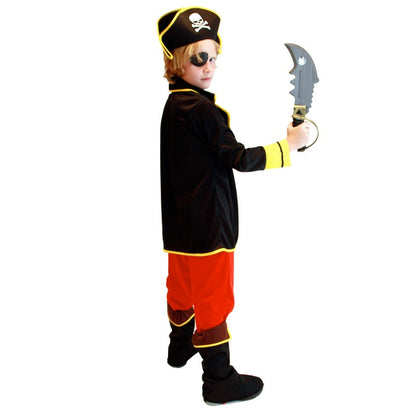 Children's Halloween  Pirate Costumes for Boys Kids Children Pirate Costume Fantasia Infantil Cosplay Clothing