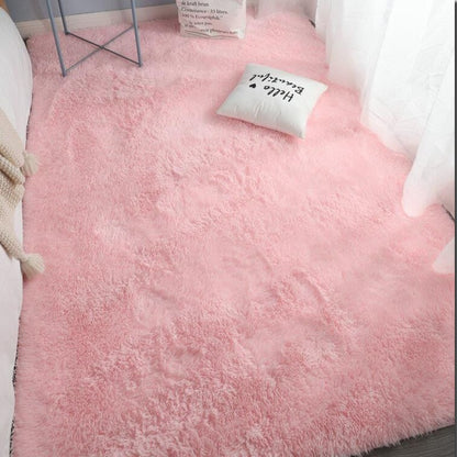 Plush Area Rug Bedroom Carpet Super Soft Foot Bedside Mat Fuzzy Children Carpet Prayer Rugs Living Room Rug Room Decoration
