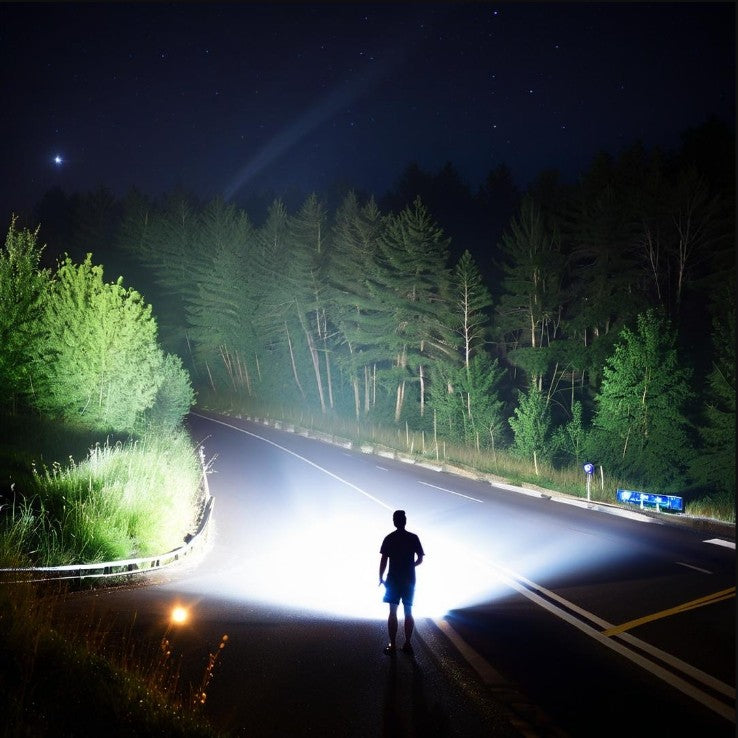 Ultra Powerful Windproof Fire Starting Flashlight Rechargeable High Power Torch Focused Light Source Can Light A Flame Lantern
