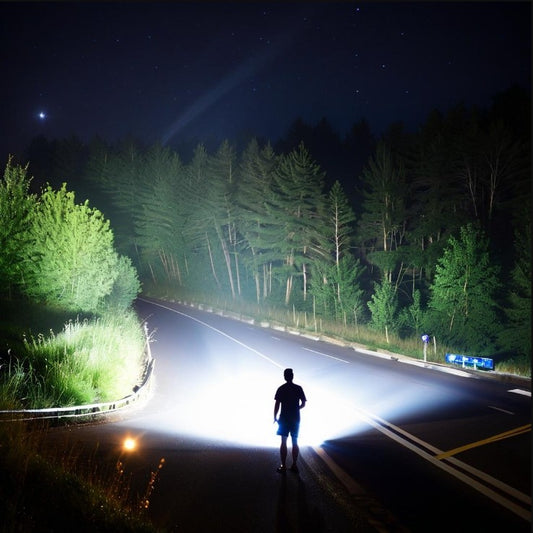 Ultra Powerful Windproof Fire Starting Flashlight Rechargeable High Power Torch Focused Light Source Can Light A Flame Lantern