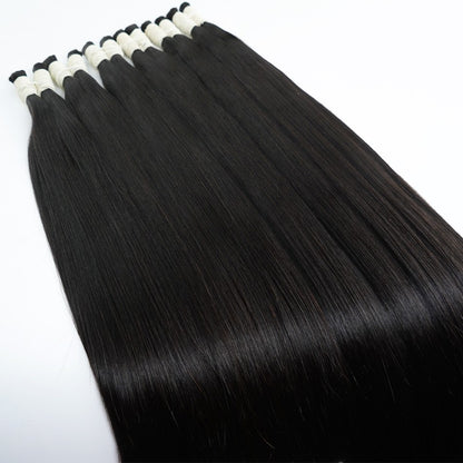 18A Cabelo Humano Duplo Desenho Vietnã a Granel Tranças Boho Extensões de Cabelo Curto Menos Liso Não Trama 300g 613#